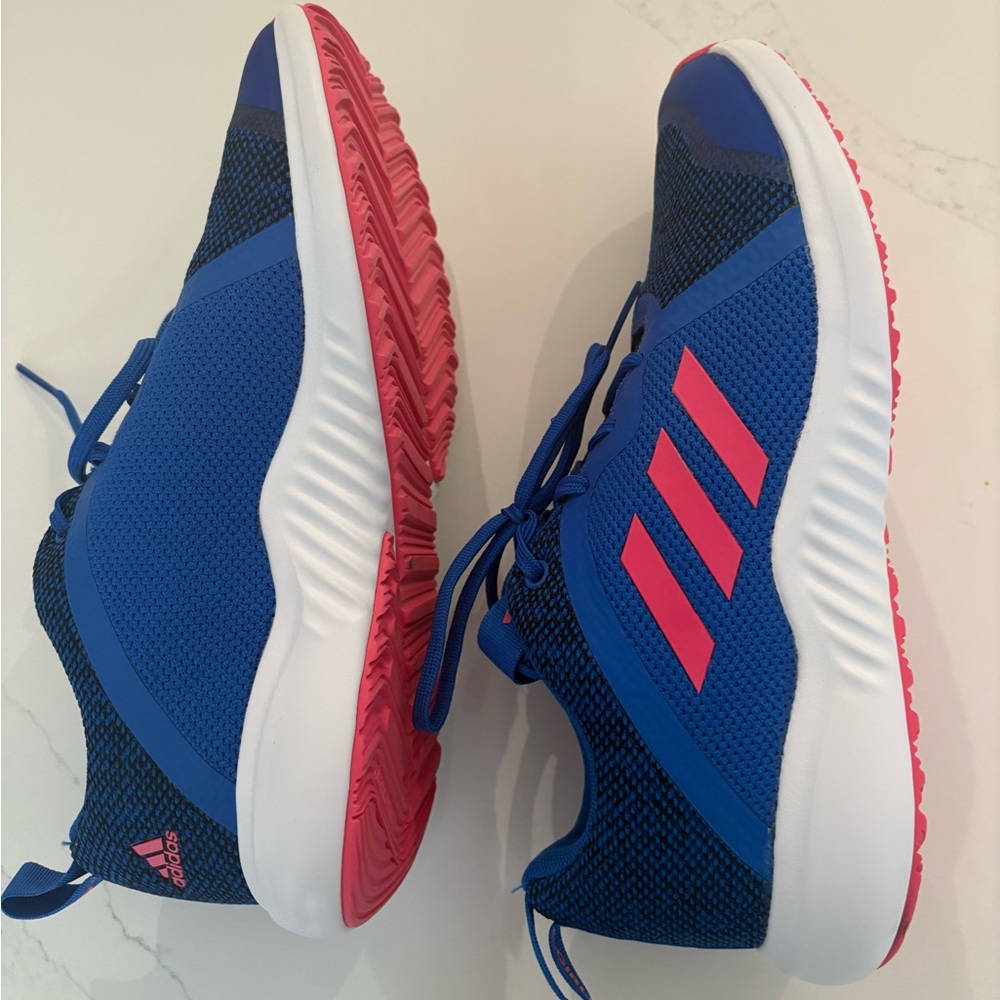 Adidas Cloudfoam Blue Athletic Shoes